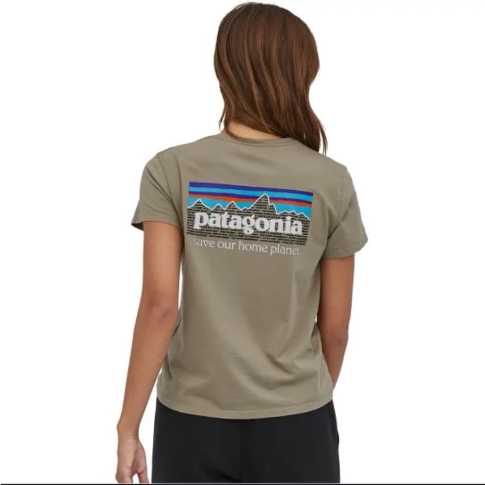 Patagonia Light Tan Crewneck Tee
